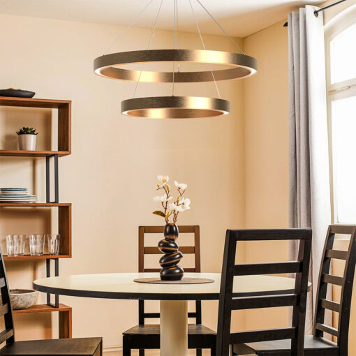 Κρεμαστό Led 65w Lina, 6500lm, CCT, (κύκλοι 60cm + 40cm) – BH16-09686