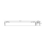Φωτιστικό Led Μαγνητικής Ράγας slim 6W 3000K Mαύρο – BD60-11101