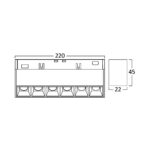 BRY-LNS220-12W-48VDC-4000K-BLC-MAG. LINEAR – BD60-01211