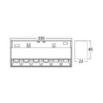 BRY-LNS330-18W-48VDC-3000K-BLC-MAG. LINEAR – BD60-01301