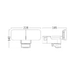 Προβολέας IP54 30W 3300 lm 4000K (Λευκός)  Με Ανίχνευση – BG36-10110