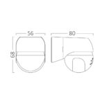 BRY-MS03-180-MAX 800W-IP44-MOTION SENSOR Model: BY31-01030 – BY31-01030