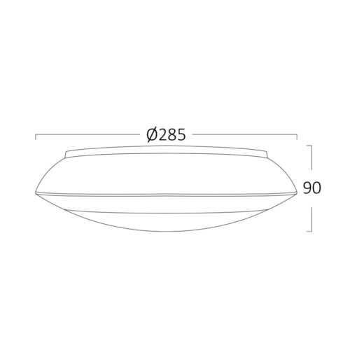Πλαφονιέρα “Napoli” IP65 1 x Ε27 Ανθρακί – BG37-00702