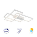 Φωτιστικό Οροφής LED Λευκό “Nela” 65w 7150lm CCT με Control – BH17-04590