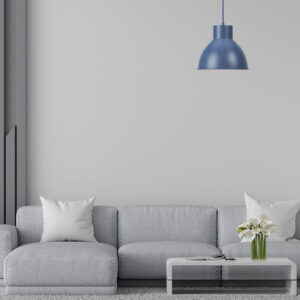 Κρεμαστό μονόφωτο 1 x Ε27 μπλέ Ø27,5 – BV05-00043