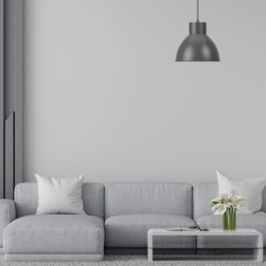 Κρεμαστό μονόφωτο 1 x Ε27 γκρί Ø27,5 – BV05-00041