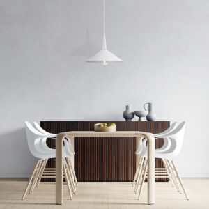 Κρεμαστό μονόφωτο 1 x Ε27 λευκό Ø40 – BV05-00050