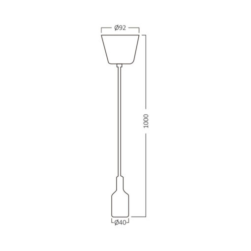 BRY-PENDA-E27-1MT-MTL-CFE-PENDANT KIT – BY45-00200