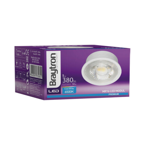Λάμπα led modul MR16 38° 220V 5w 6500k – BA23-10503