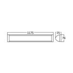 BRY-PROLINE-PS-35W-1.2MT-PLS-6500K-LED WALL LIGHT – BN18-01230