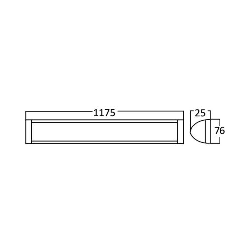 BRY-PROLINE-PS-35W-1.2MT-PLS-6500K-LED WALL LIGHT – BN18-01230
