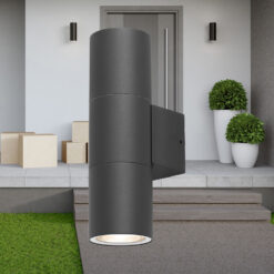 BRY-RITA-S-WL.2-GRY-2xGU10-IP44-WALL LIGHT – BG32-00322