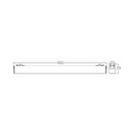 Φωτιστικό Led Μαγνήτης Ράγας slim 18w 3000k Μαύρο – BD60-10601