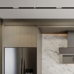 Φωτιστικό Led Μαγνητικής Ράγας slim 6W 3000K Mαύρο – BD60-11101