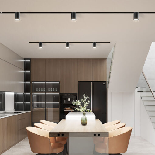 Σποτ Led Μαγνητικής Ράγας 7w 3000k μαύρο – BD60-14001