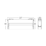 Φωτιστικό Led Μαγνητικής Ράγας slim 12W 4000K 48V Mαύρο – BD60-13211