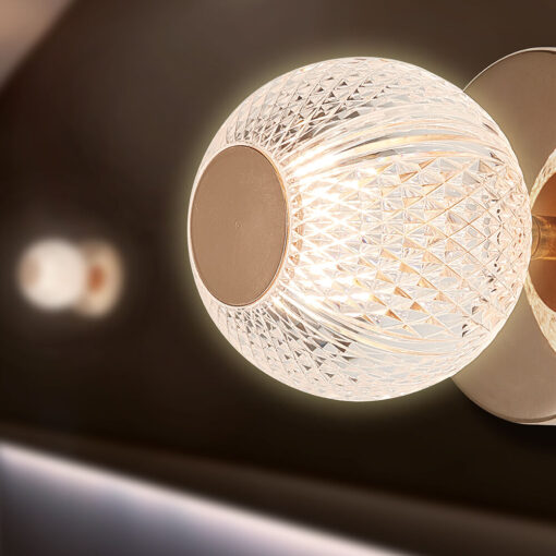 Απλίκα 1 x G9 χρυσή – BV01-00013