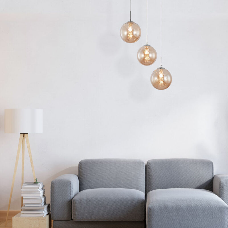 Κρεμαστό τρίφωτο με κρύσταλλο 3 x G9 – BV01-00035