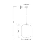 Κρεμαστό μονόφωτο 1 x Ε14 – BV01-00104
