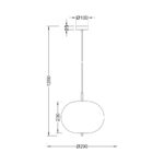 Κρεμαστό μονόφωτο 1 x Ε27 – BV01-00100