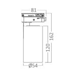 Σποτ μονοφασικό Led 15w 3IN1 Μαύρο – BD40-00481