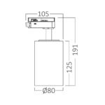 Σποτ μονοφασικό Led 30w 3IN1 Μαύρο – BD40-00681