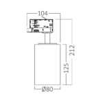 Σποτ Τριφασικό Led 30w 3ΙΝ1 Μαύρο – BD40-00781