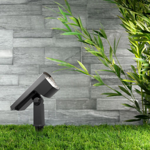 Σποτ (Solar) Καρφωτό 12W 2IN1 IP65 Γκρί – BG36-00582