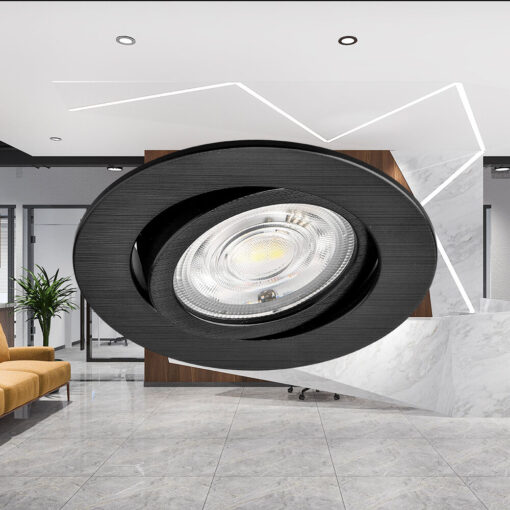 Σποτ led dimmable 7w 630lm CCT (μαύρο) – BD02-60781