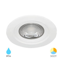 Σποτ Led GE 7W 3IN1 RND IP54 Λευκό – BD01-00780