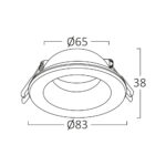 BRY-TETRA-IP-RND-WHT-IP54-SPOTLIGHT – BH03-02100