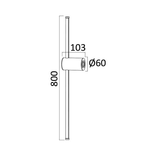 Απλίκα Tiny 16w 1160lm 3000k Χρυσή – BH07-04106