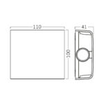 Απλίκα led “Vector” 2w CCT IP65 – BG38-03180