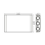 Απλίκα led “Vector” 6w CCT IP65 – BG38-03380