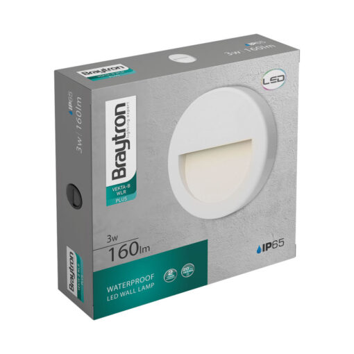 Απλίκα Vekta 3w IP65 160lm 3000k – BG38-02000