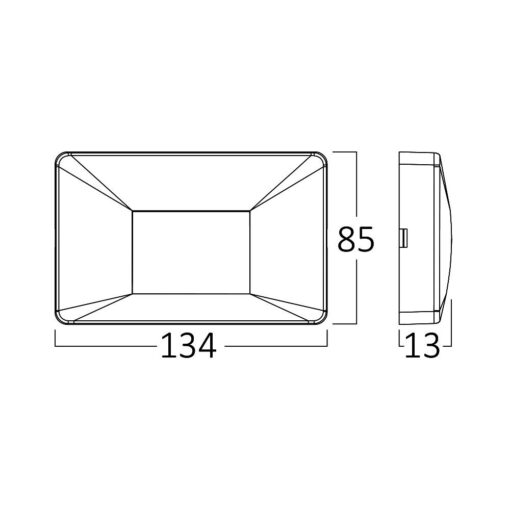 Απλίκα Vekta 3w IP65 160lm 3000k – BG38-02101