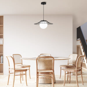 Κρεμαστό μονόφωτο 1 x Ε27 μαύρο Ø36 – BV03-00040