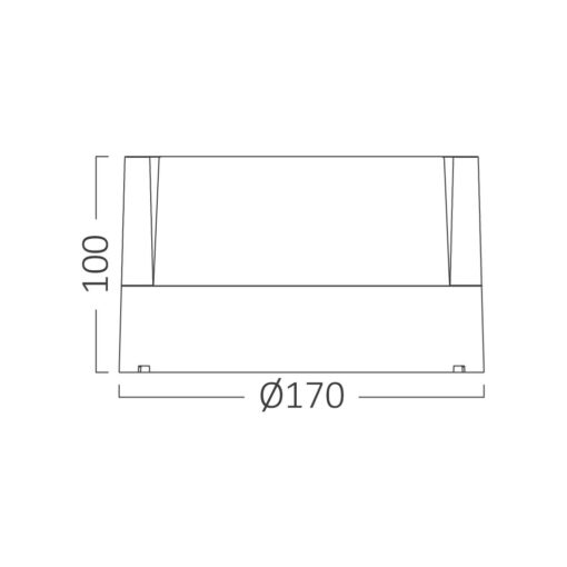 Απλίκα 15w IP65 1450lm 3000k – BG38-01001