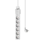 Πολύπριζο Xline 6Θ. 3X1,5mm 3m Καλώδιο Με Διακόπτη Με Βάση Στήριξης – BY72-00263