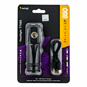 Φακός επαναφορτιζόμενος 850lm – MT-TTX85