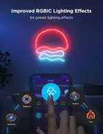 Wi-Fi Smart Σετ Neon LED RGBIC 5m H61D5-W Govee 1.SH.01.G058
