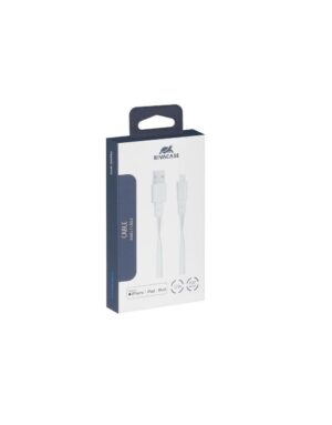 Rivacase Flat USB 2.0 Cable USB-C 1.2m (WT12) ΛΕΥΚΟ – 2-DVPS6002WT12