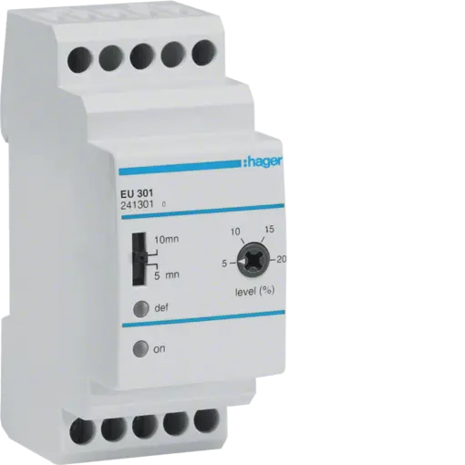 Επιτηρητής Τάσης Ράγας 3Φ με Χρονοκαθυστέρηση Επαναφοράς Ράγας 400V Hager – EU301