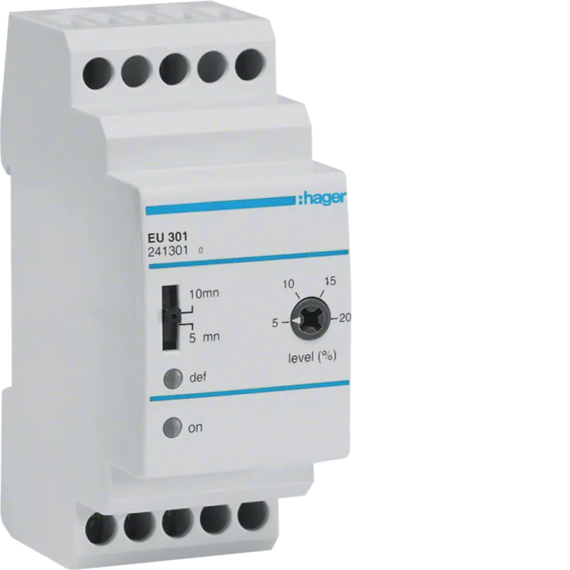 Επιτηρητής Τάσης Ράγας 3Φ με Χρονοκαθυστέρηση Επαναφοράς Ράγας 400V Hager – EU301