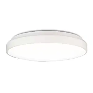 Φωτιστικό Οροφής Πλαφονίερα LED 15/20/25W CCT 1350/1800/2250lm Λευκό & Μαύρο Στεφάνι Φ350 Ανιχνευτής Κίνησης, Αισθητήρας Νύχτας Μέρας, Φως Ασφαλείας IP44 – 2-U015851