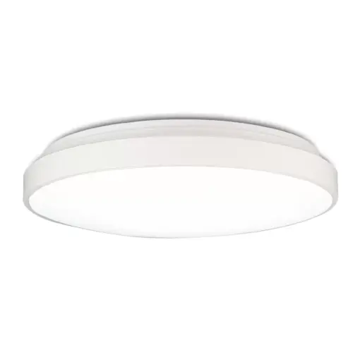 Φωτιστικό Οροφής Πλαφονίερα LED 15/20/25W CCT 1350/1800/2250lm Λευκό & Μαύρο Στεφάνι Φ350 Ανιχνευτής Κίνησης, Αισθητήρας Νύχτας Μέρας, Φως Ασφαλείας IP44 – 2-U015851