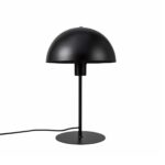 GloboStar® GASCEIO 204-0141 Μοντέρνο Eπιτραπέζιο Φωτιστικό Μονόφωτο 1 x E27 IP20 Μαύρο Μέταλλο – Μ25 x Π25 x Υ39cm