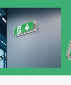 Φωτιστικό Ασφαλείας Συνεχούς & Μη Λειτουργίας 3h Οροφής-Τοίχου LED 3.5W 80lm Ψυχρό Λευκό 6500K Eurolamp IP66 – 145-28130