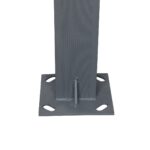 GLOBOSTAR® ZAPOPAN 90838 Φωτιστικό Urban Light Πλατείας/Πάρκου LED 30W 4080lm 120° AC 220-240V Αδιάβροχο IP65 IK09 Φυσικό Λευκό 5000K – LUMILEDs SMD Chip & MEANWELL Driver – Γκρι Ανθρακί – Μ75 x Π14 x Υ360cm – 5 Χρόνια Εγγύηση