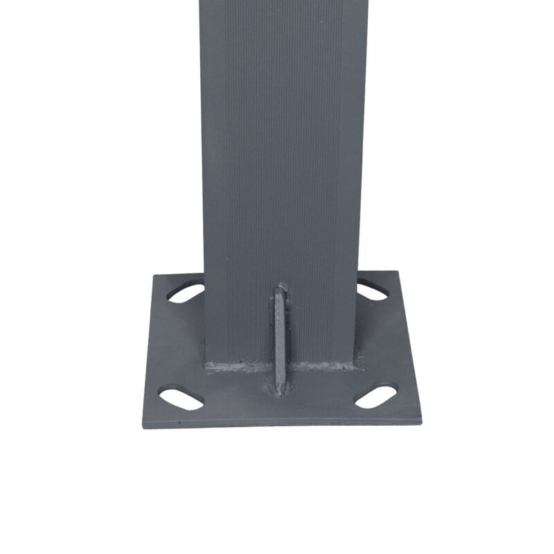 GLOBOSTAR® ZAPOPAN 90838 Φωτιστικό Urban Light Πλατείας/Πάρκου LED 30W 4080lm 120° AC 220-240V Αδιάβροχο IP65 IK09 Φυσικό Λευκό 5000K – LUMILEDs SMD Chip & MEANWELL Driver – Γκρι Ανθρακί – Μ75 x Π14 x Υ360cm – 5 Χρόνια Εγγύηση